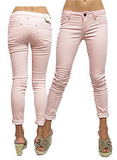 Pants116 Stretchy Skinny Pants/Powder Pink