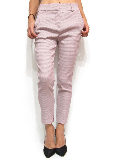 Pants206 Comfy Relaxed Skinny Ankle Pants/Mauve