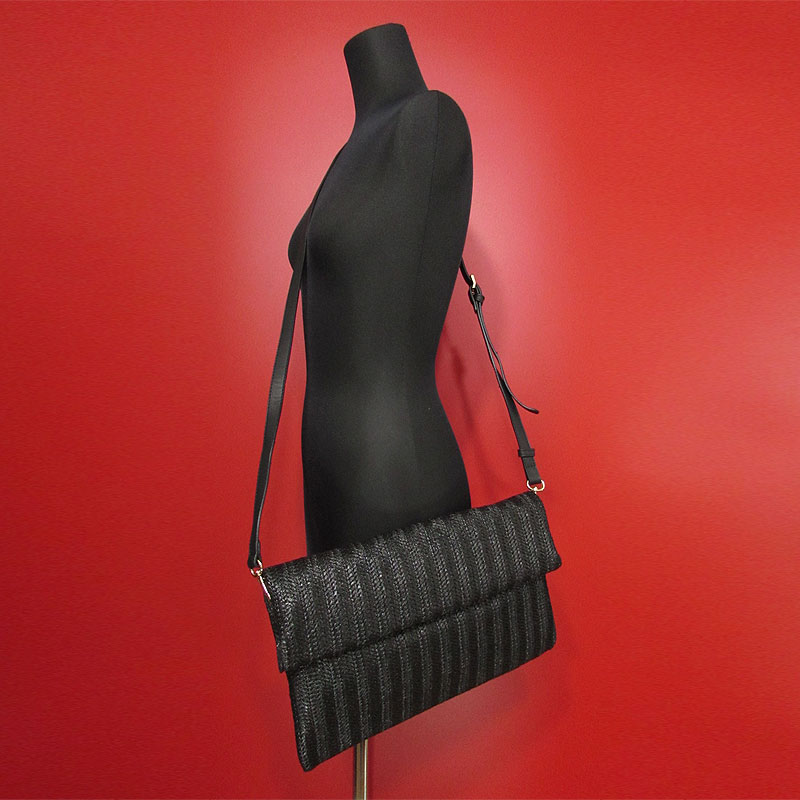 Bag145 2-Way Woven Bag/Black