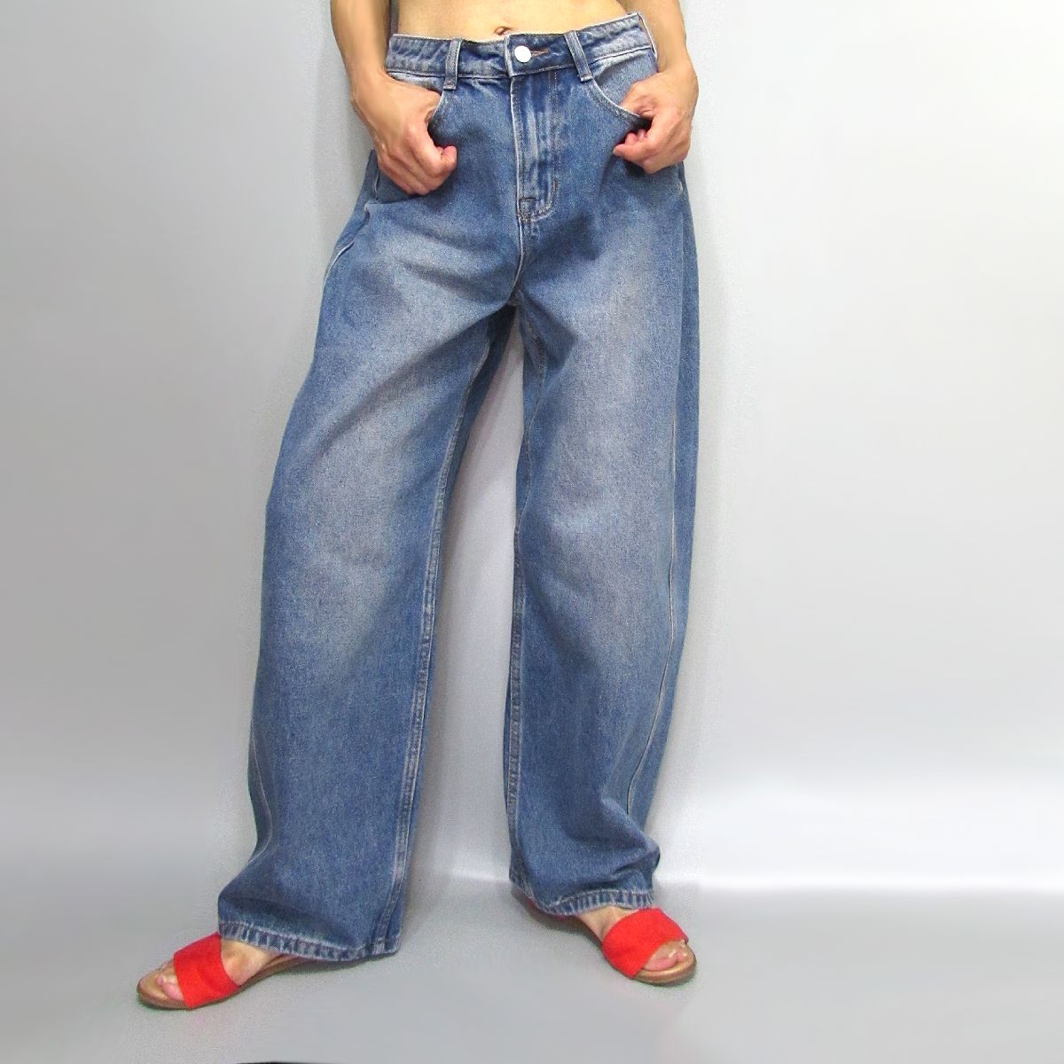Denim086モデル着用フロント