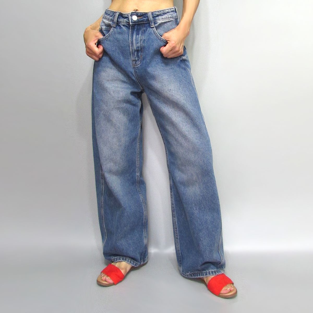 Denim086モデル着用フロント