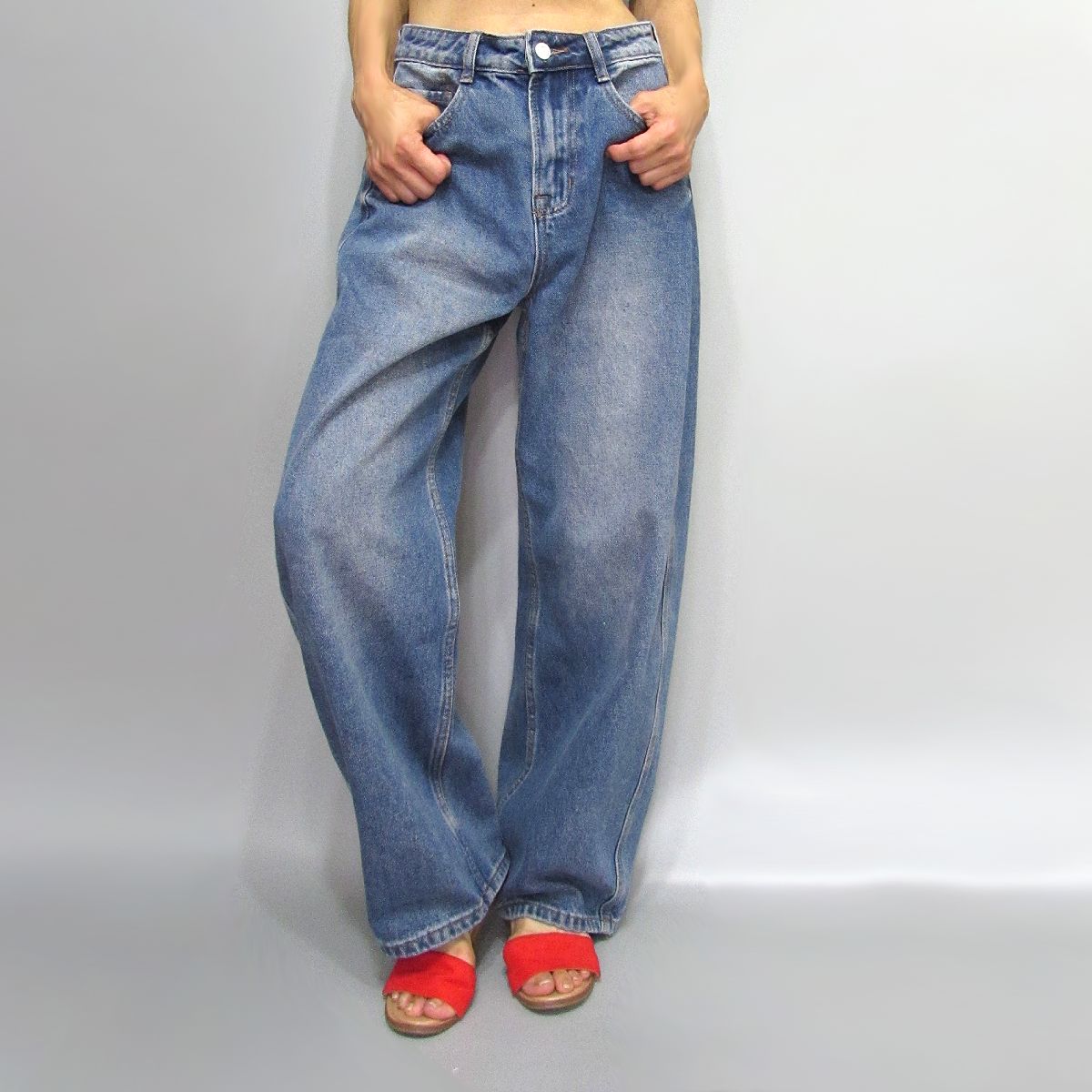 Denim086モデル着用フロント