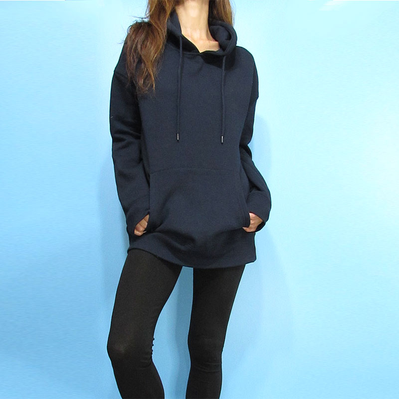 Outer085 Basic Oversized Hoodie/Navy
