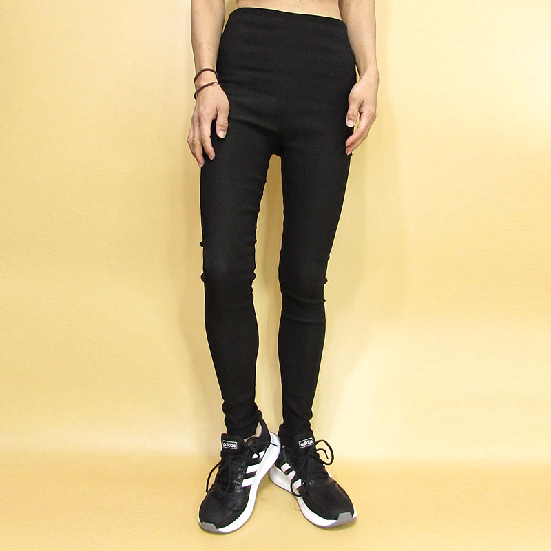 Pants244 High-Waist Sleek Leggings/Black