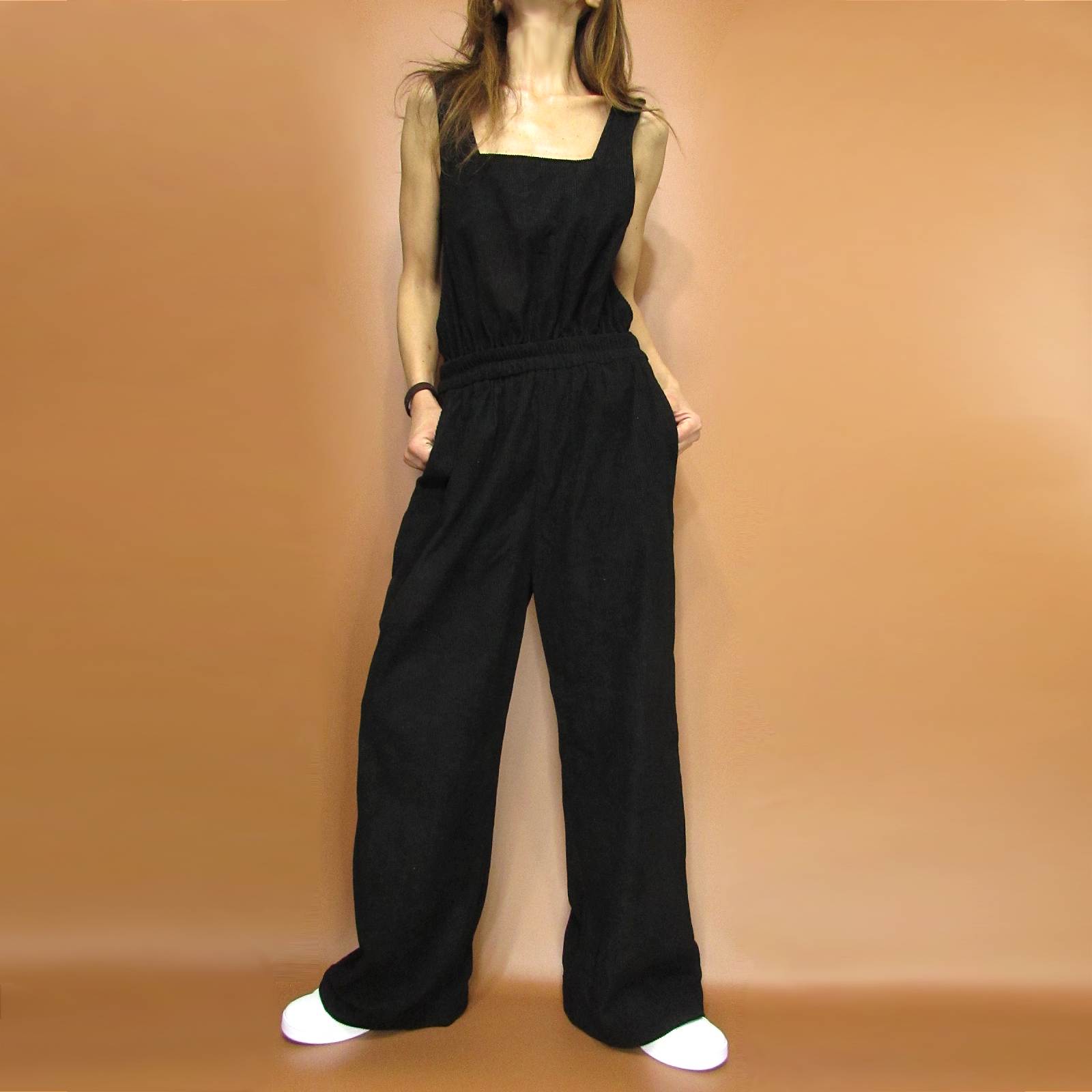 Pants280 Corduroy Overall Pants/Black