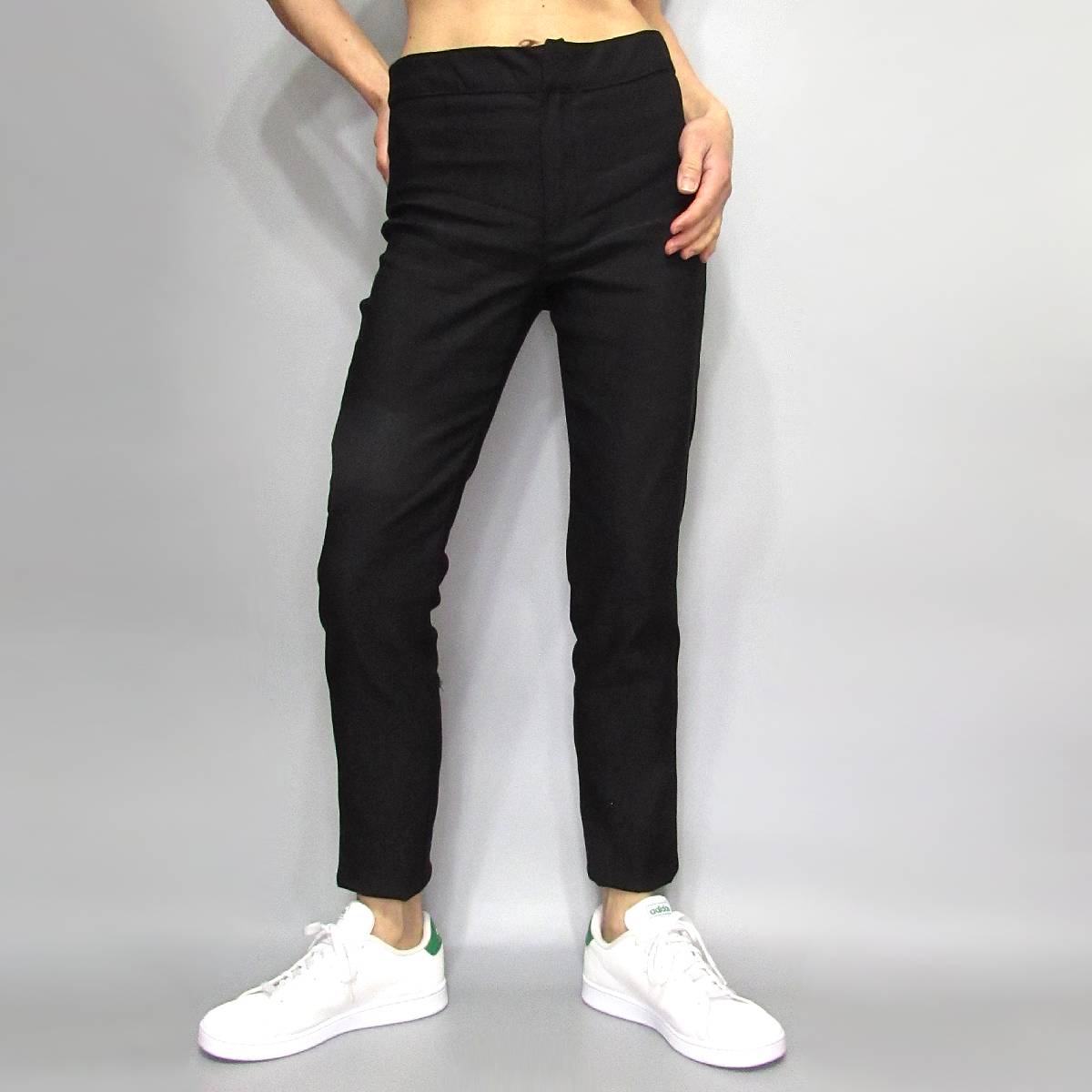 Pants294 Classic Low Rise Skinny Pants/Black