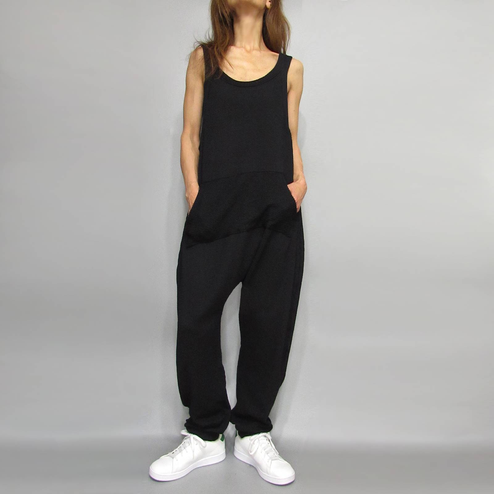Rompers002モデル着用フロント